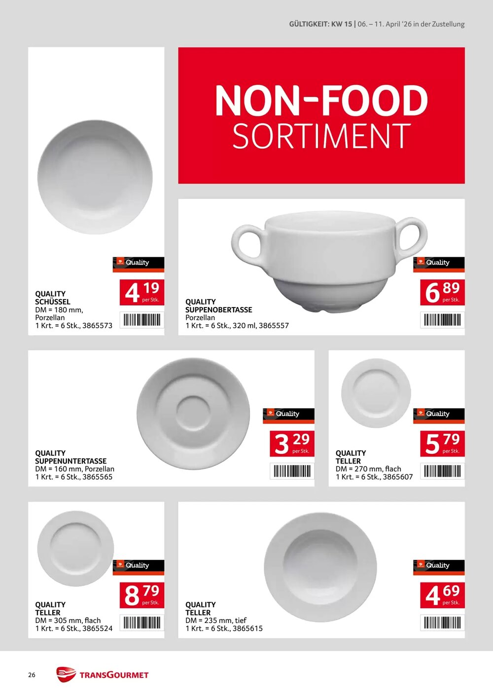 Transgourmet Flugblatt (ab 06.04.2026) - Angebote und Prospekt - Seite 26