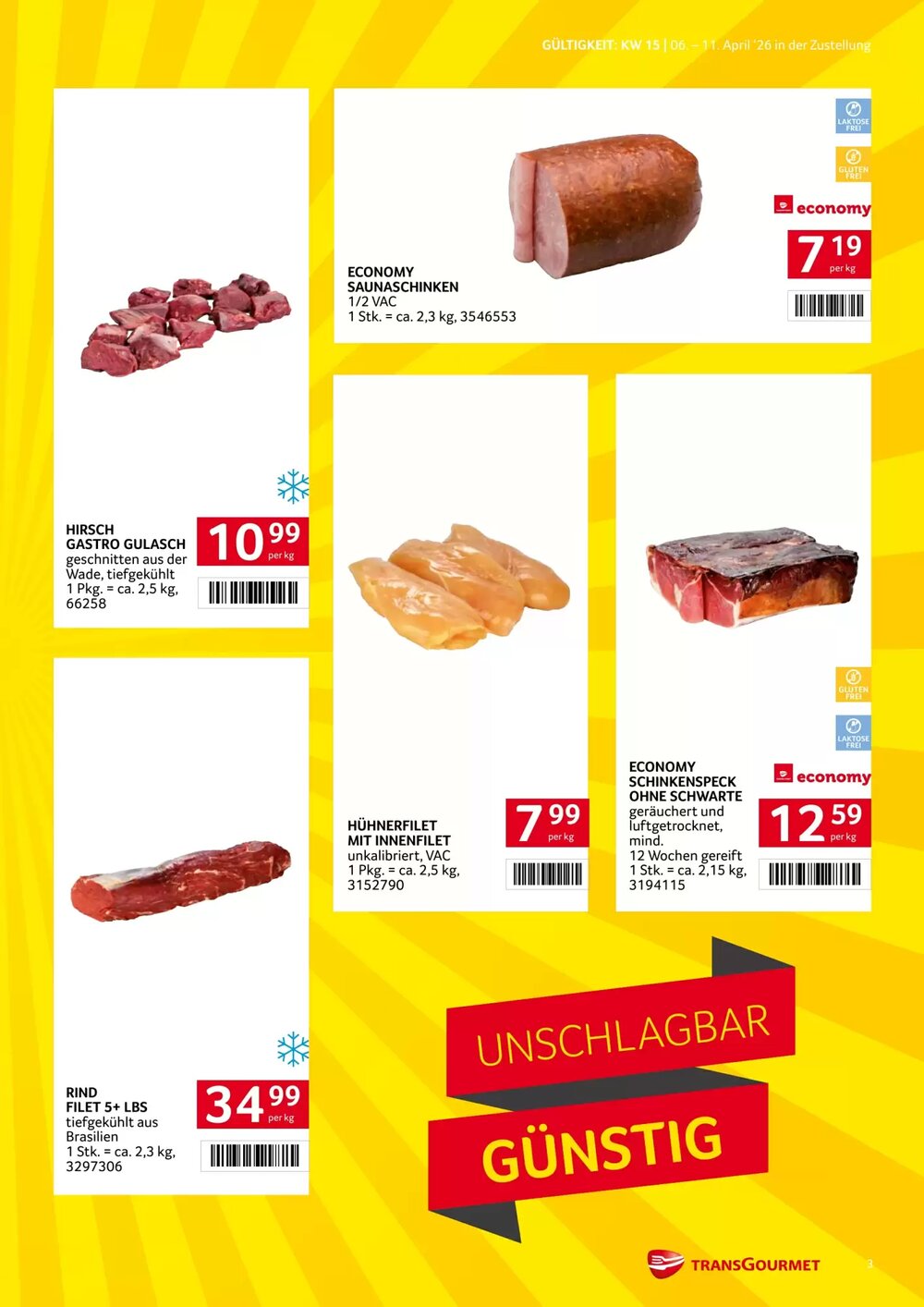 Transgourmet Flugblatt (ab 06.04.2026) - Angebote und Prospekt - Seite 3