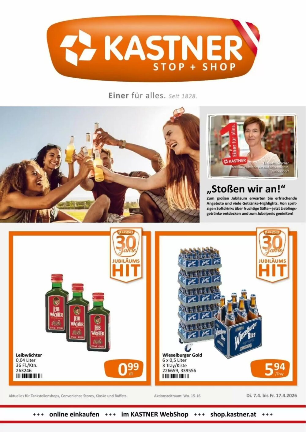 Kastner Flugblatt (ab 07.04.2026) - Angebote und Prospekt - Seite 1
