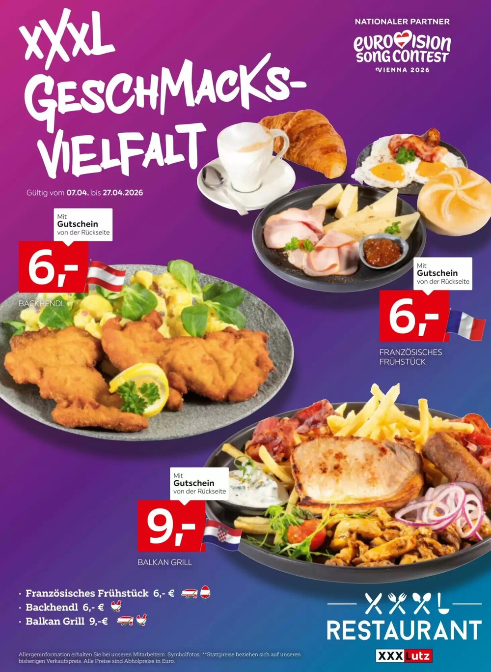 XXXLutz Flugblatt (ab 07.04.2026) - Angebote und Prospekt - Seite 1