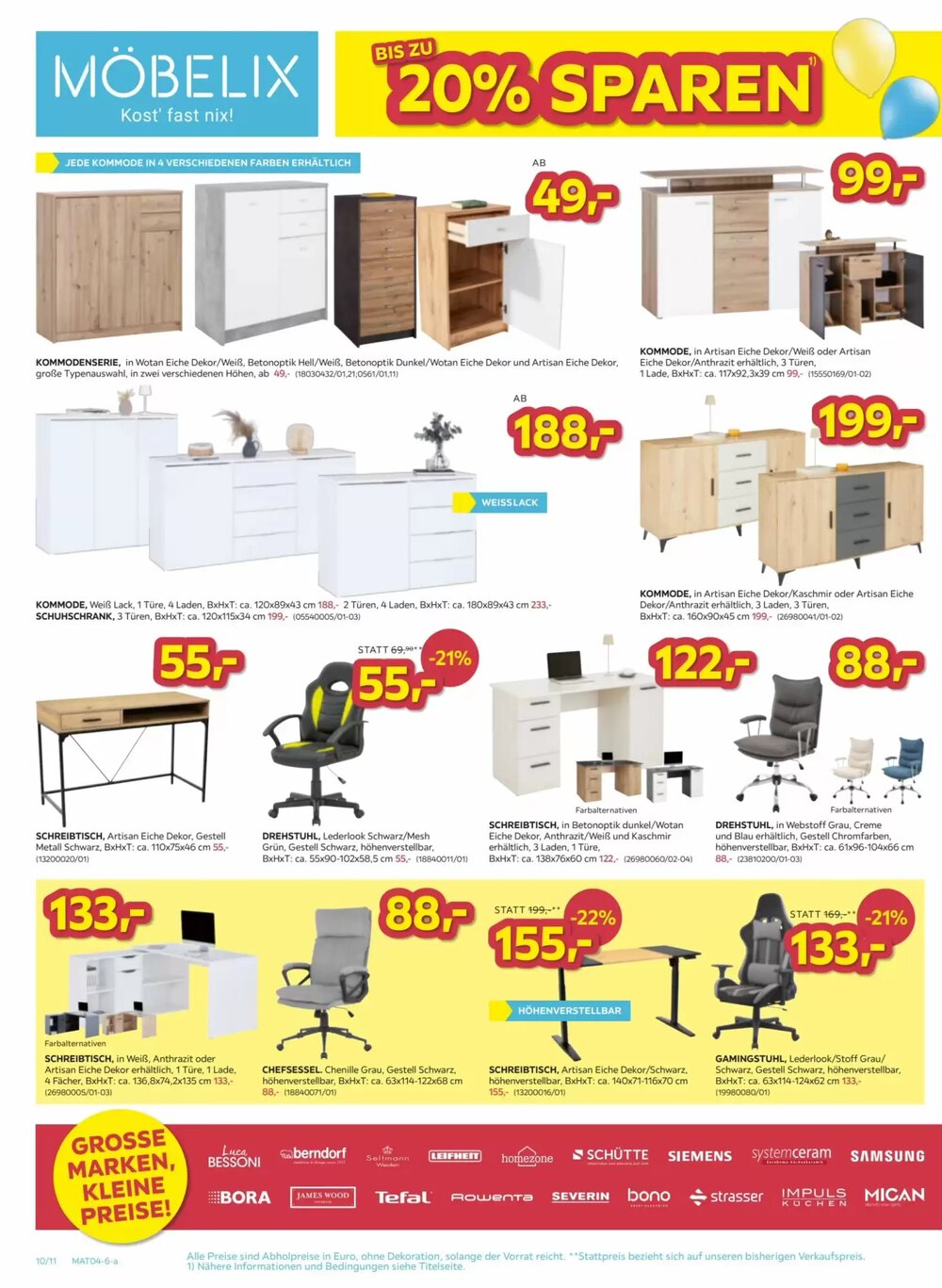 Möbelix Flugblatt (ab 07.04.2026) - Angebote und Prospekt - Seite 10