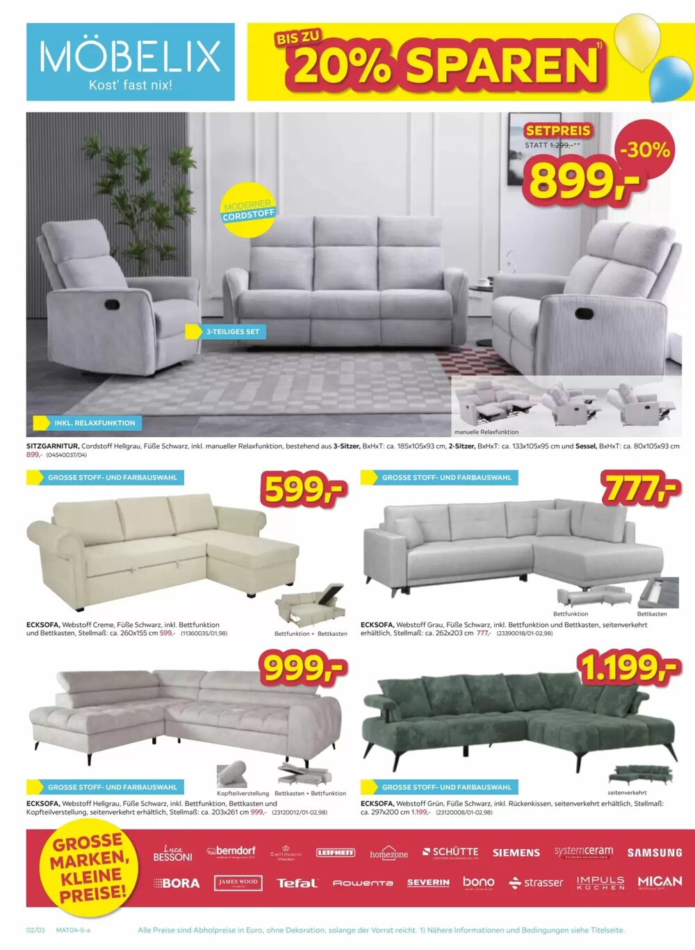 Möbelix Flugblatt (ab 07.04.2026) - Angebote und Prospekt - Seite 2
