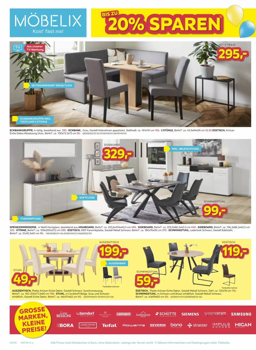 Möbelix Flugblatt (ab 07.04.2026) - Angebote und Prospekt - Seite 4