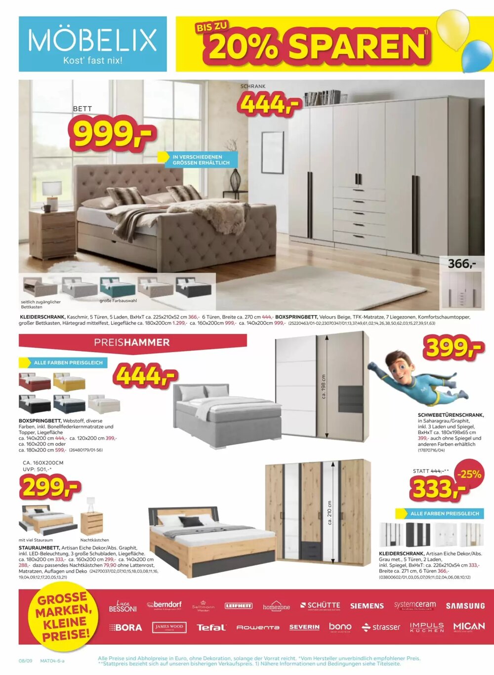 Möbelix Flugblatt (ab 07.04.2026) - Angebote und Prospekt - Seite 8