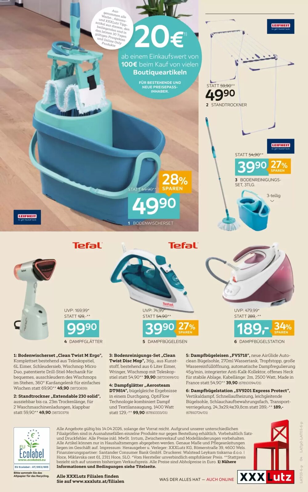 XXXLutz Flugblatt (ab 07.04.2026) - Angebote und Prospekt - Seite 4