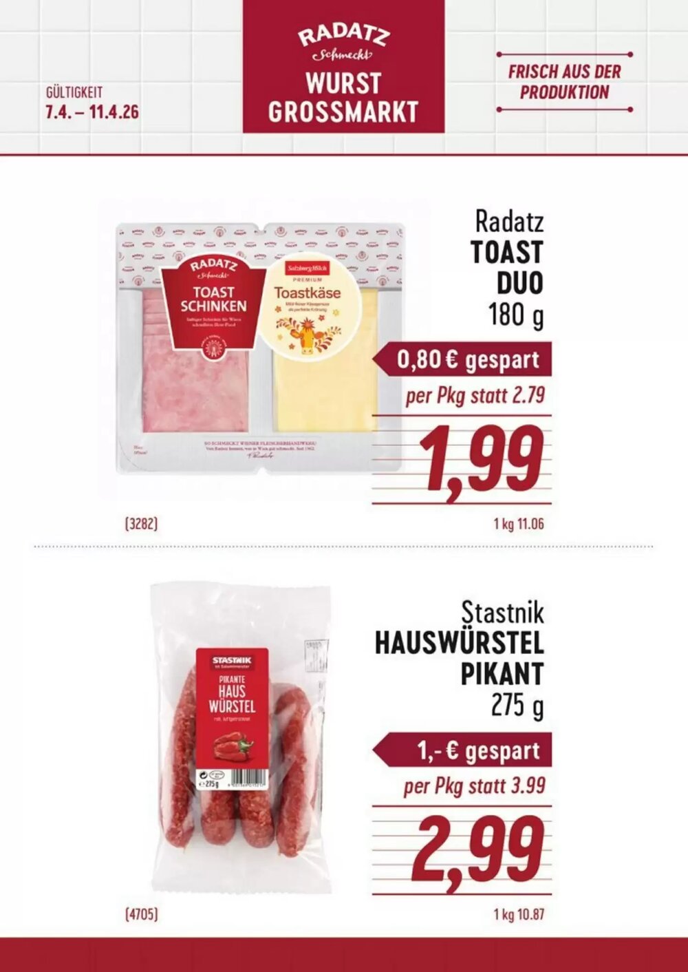 Radatz Flugblatt (ab 07.04.2026) - Angebote und Prospekt - Seite 1