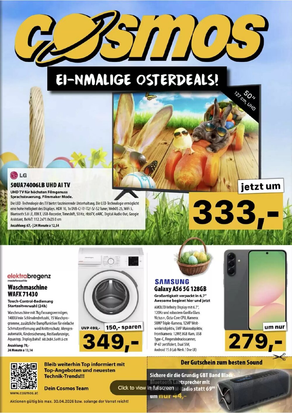 Cosmos Flugblatt (ab 07.04.2026) - Angebote und Prospekt - Seite 1
