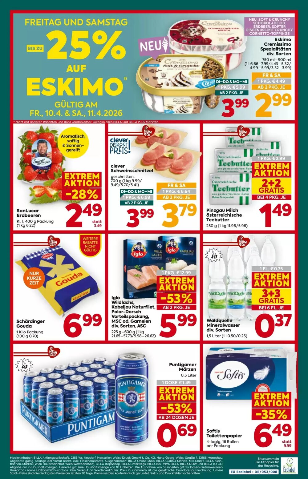 Billa Flugblatt (ab 07.04.2026) - Angebote und Prospekt - Seite 16