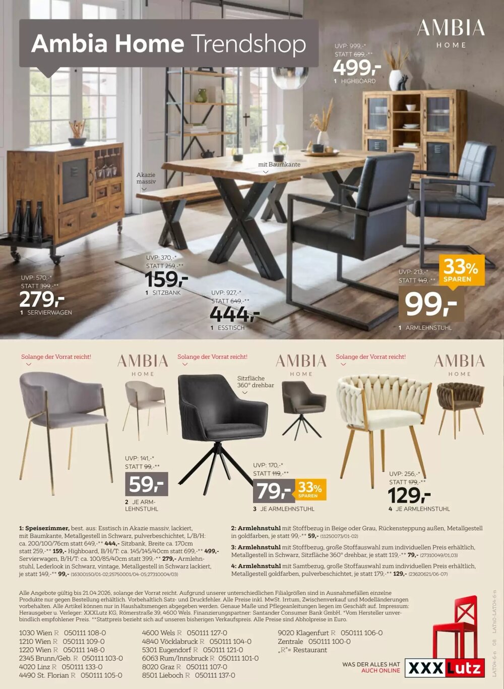 XXXLutz Flugblatt (ab 07.04.2026) - Angebote und Prospekt - Seite 8