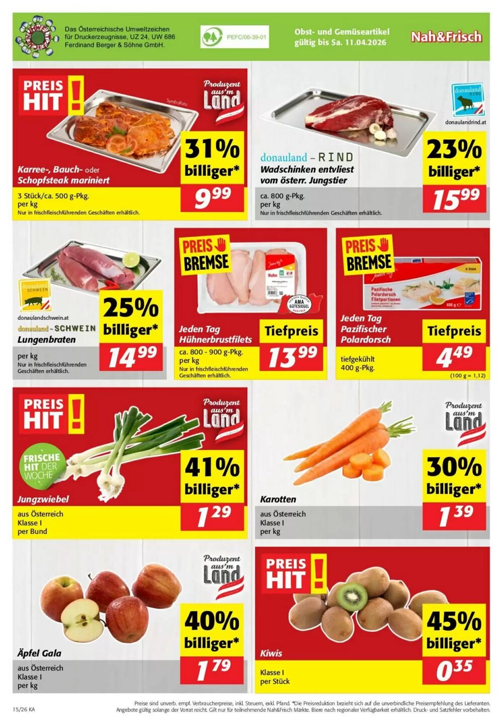 Nah&Frisch Flugblatt (ab 08.04.2026) - Angebote und Prospekt - Seite 8