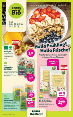 Denn's Biomarkt Flugblatt (ab 08.04.2026) - Angebote und Prospekt
