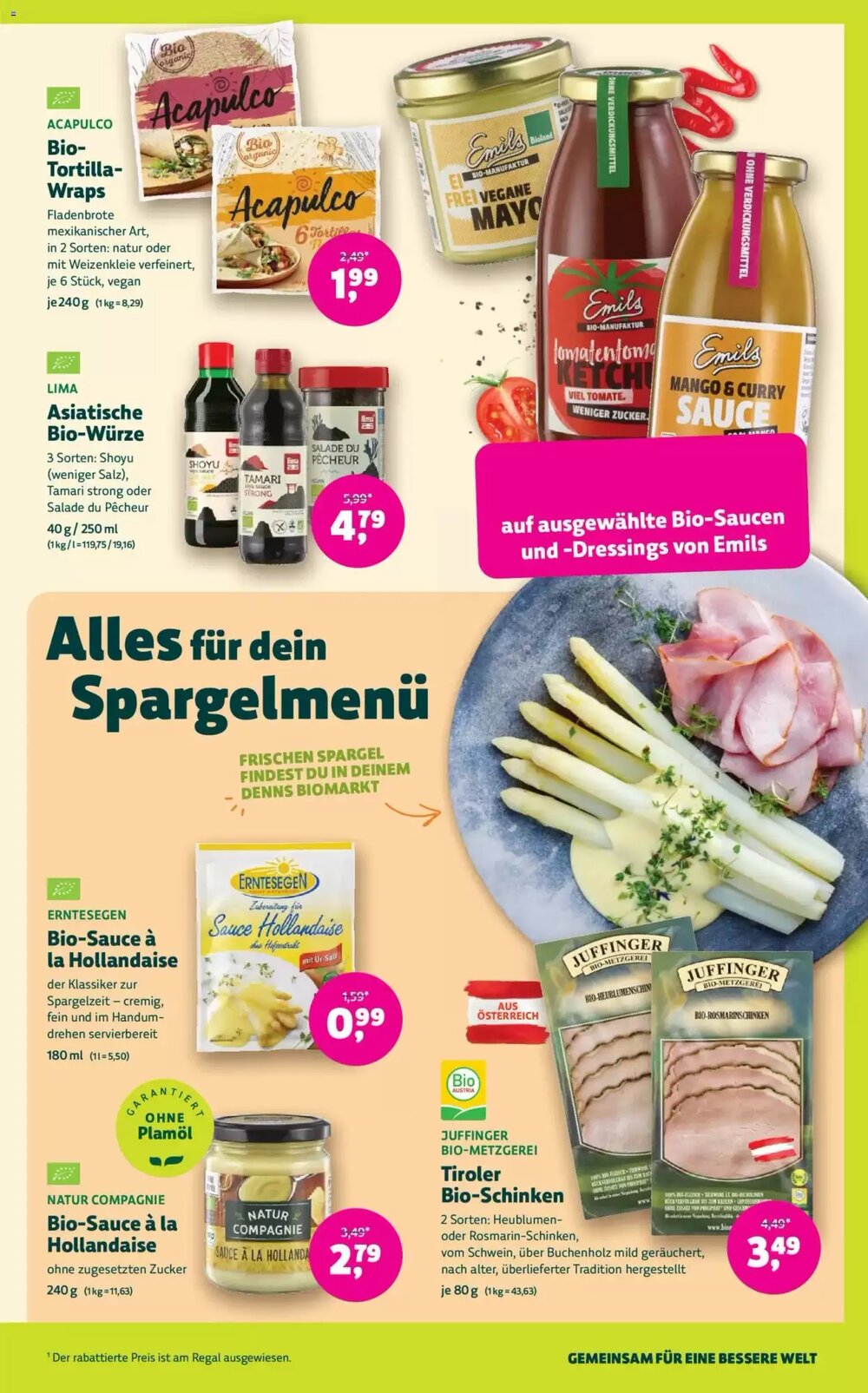 Denn's Biomarkt Flugblatt (ab 08.04.2026) - Angebote und Prospekt - Seite 9