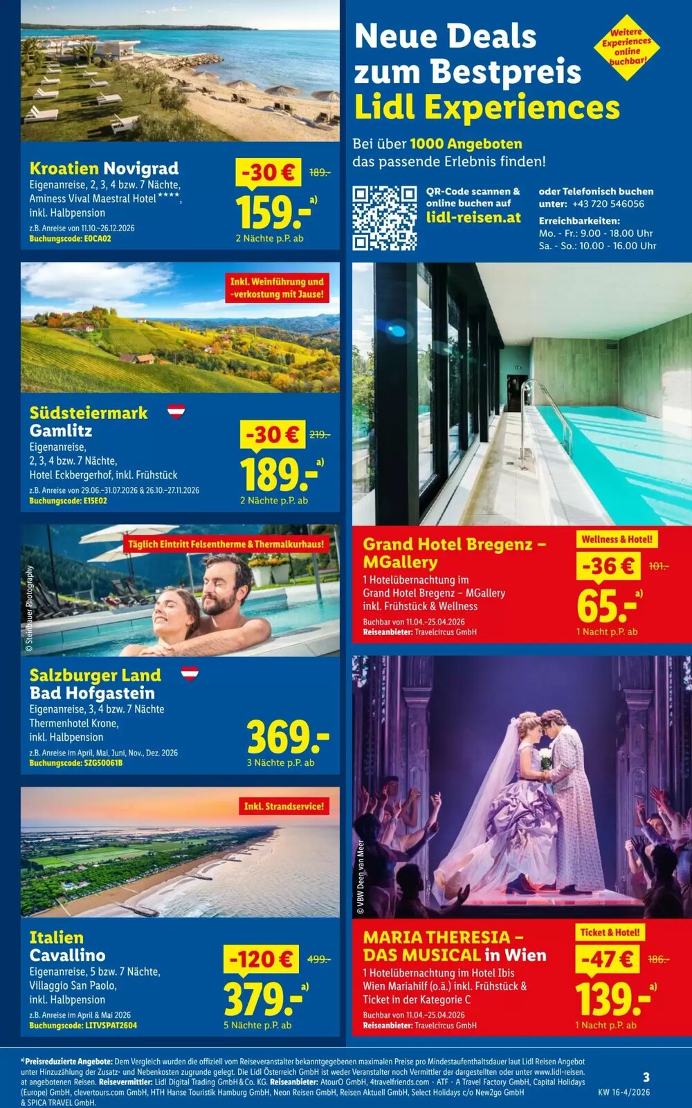 Lidl Reisen Flugblatt (ab 08.04.2026) - Angebote und Prospekt - Seite 3