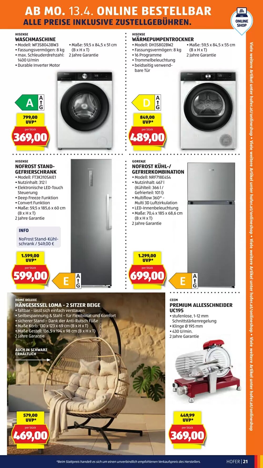 Hofer Flugblatt (ab 08.04.2026) - Angebote und Prospekt - Seite 25