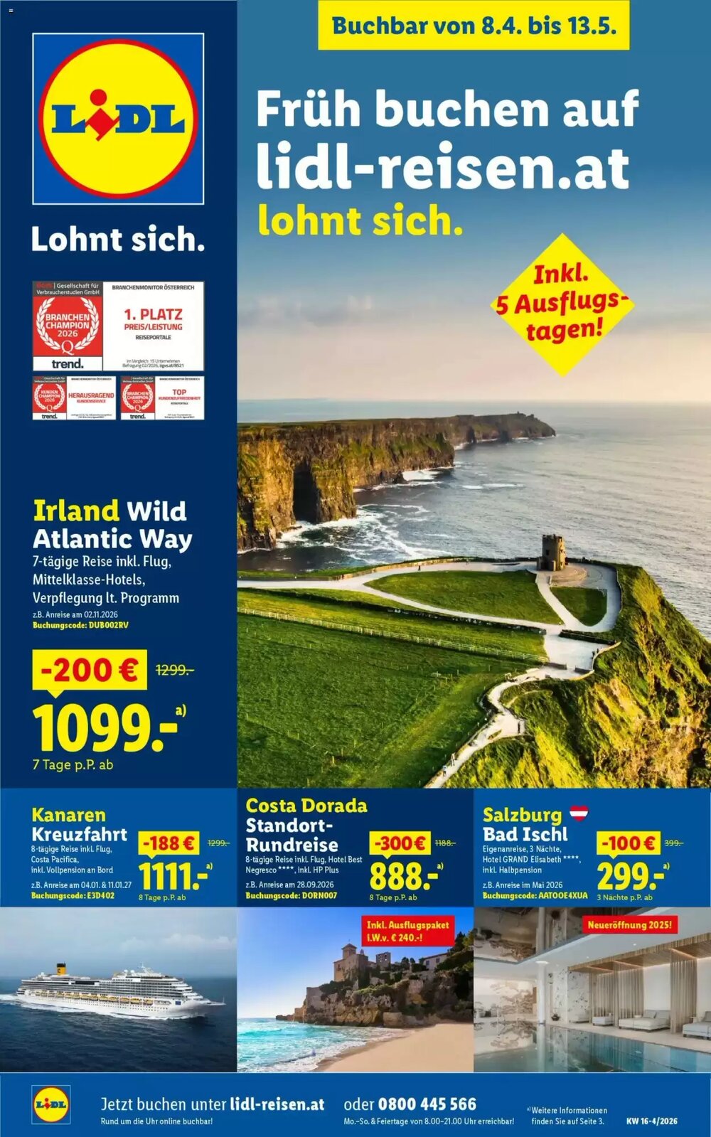 Lidl Flugblatt (ab 08.04.2026) - Angebote und Prospekt - Seite 1