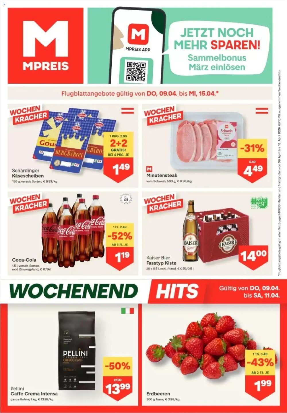 MPreis Flugblatt (ab 09.04.2026) - Angebote und Prospekt - Seite 1