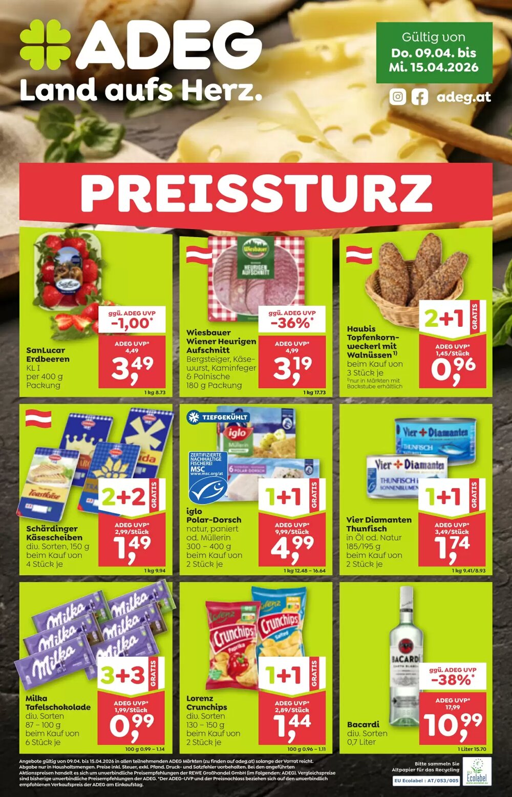 ADEG Flugblatt (ab 09.04.2026) - Angebote und Prospekt - Seite 1
