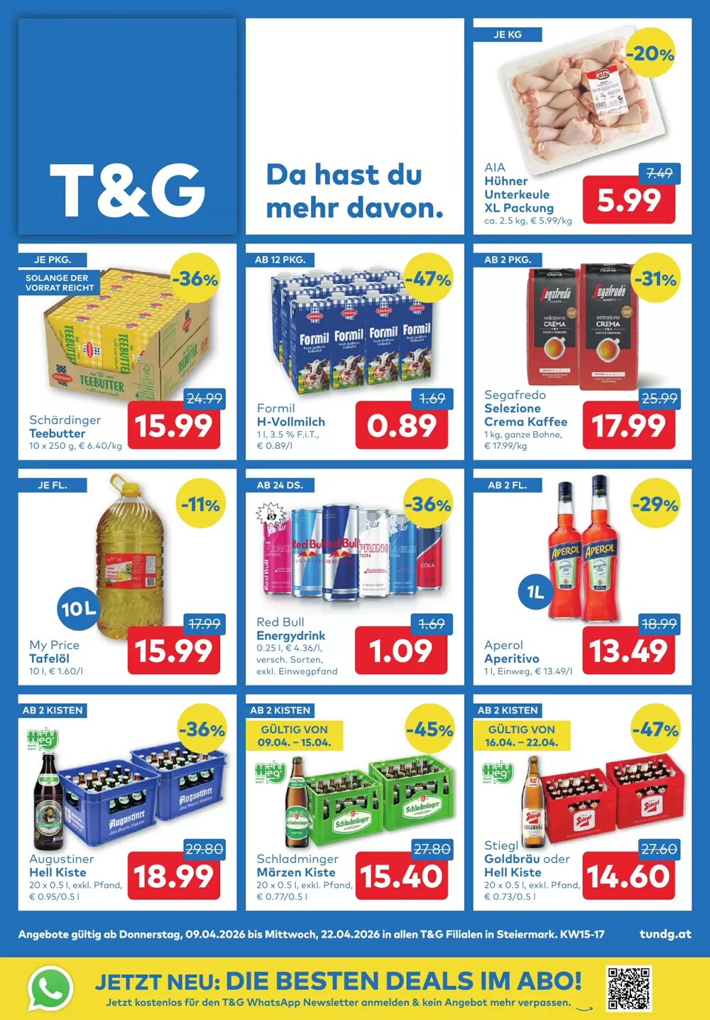 T&G Flugblatt (ab 09.04.2026) - Angebote und Prospekt - Seite 1