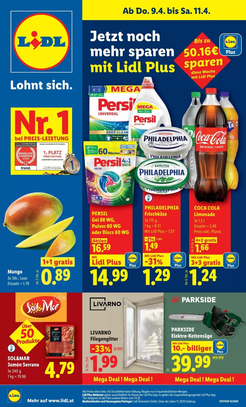 Lidl Flugblatt (ab 09.04.2026) - Angebote und Prospekt - Seite 1