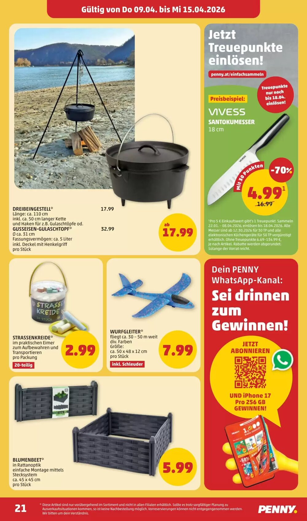 PENNY Flugblatt (ab 09.04.2026) - Angebote und Prospekt - Seite 21