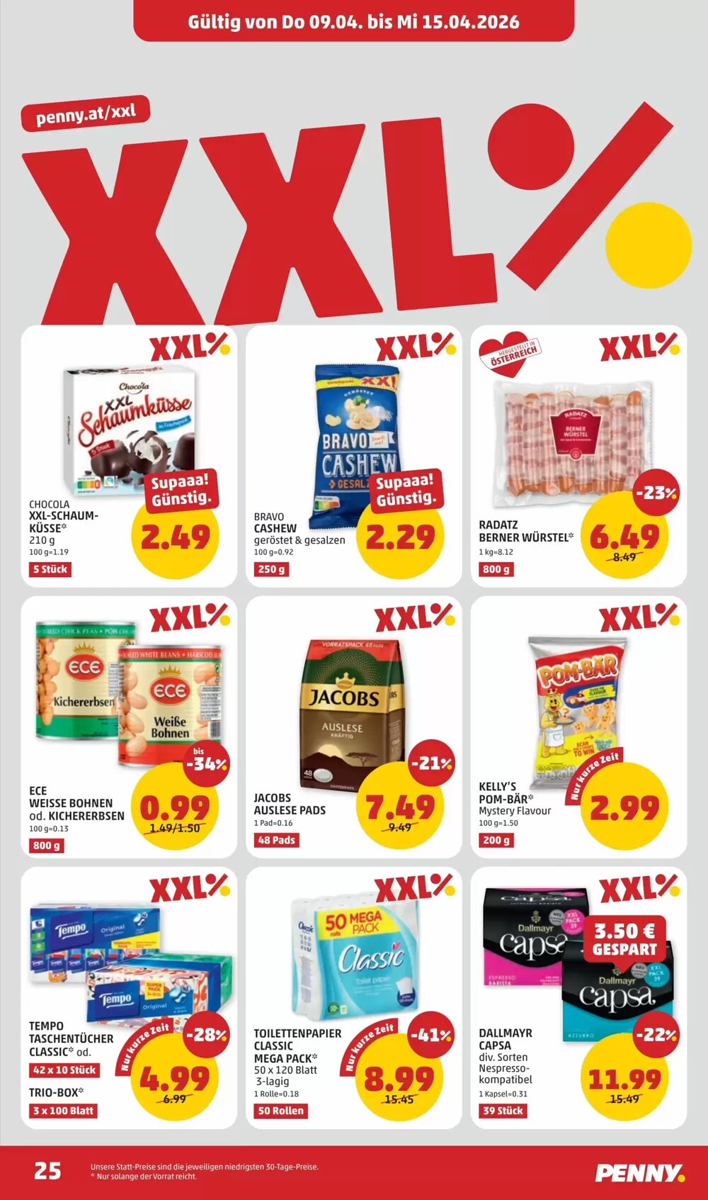 PENNY Flugblatt (ab 09.04.2026) - Angebote und Prospekt - Seite 25
