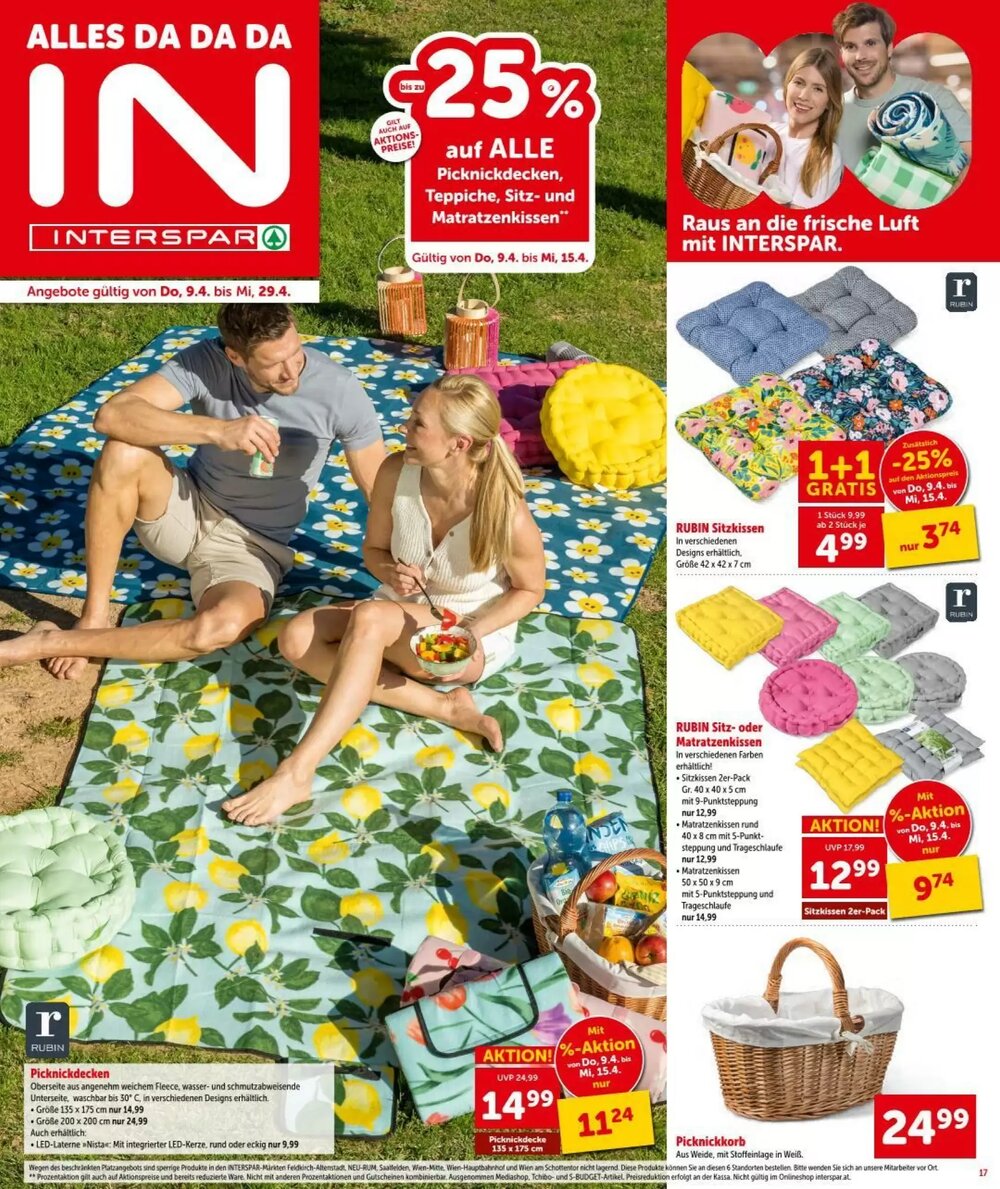 Interspar Flugblatt (ab 09.04.2026) - Angebote und Prospekt - Seite 17