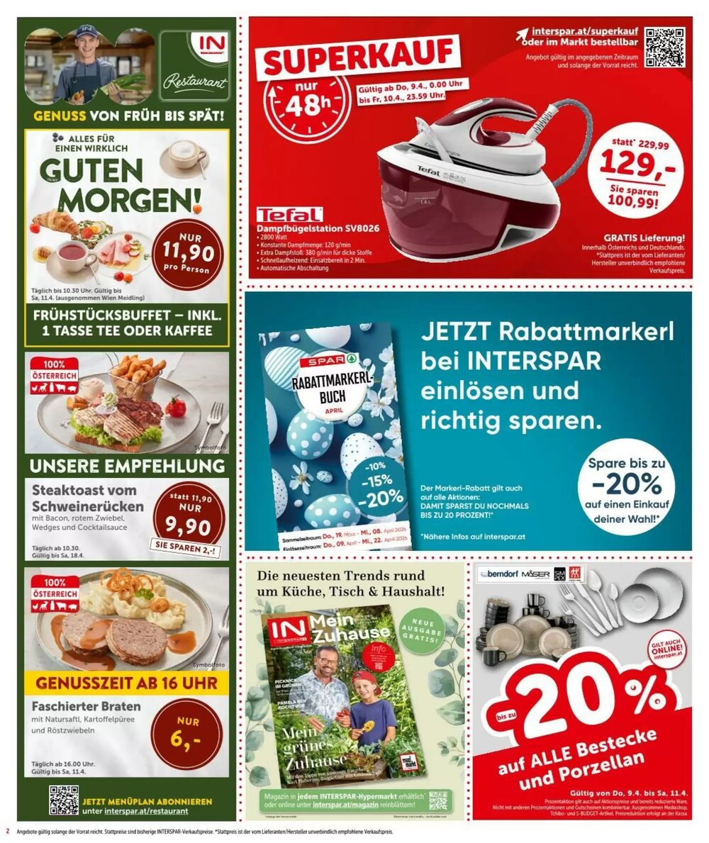 Interspar Flugblatt (ab 09.04.2026) - Angebote und Prospekt - Seite 2
