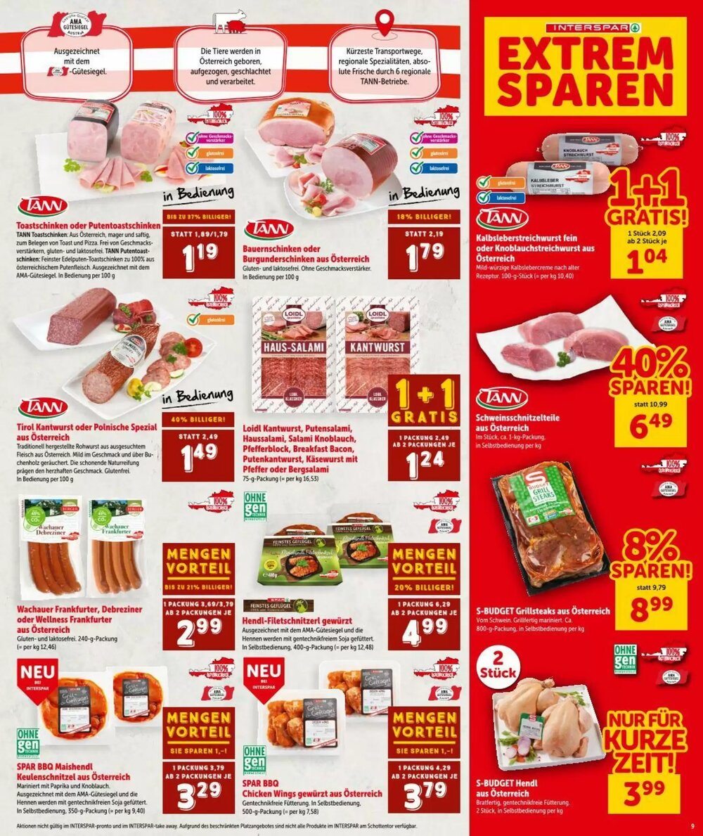 Interspar Flugblatt (ab 09.04.2026) - Angebote und Prospekt - Seite 9