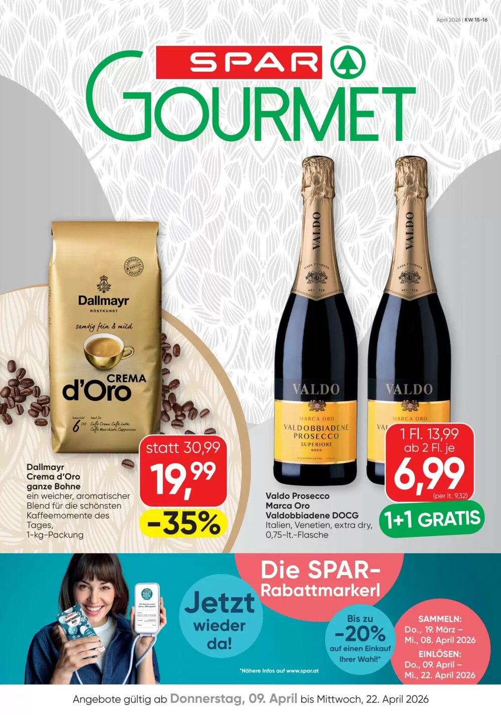 SPAR Gourmet Flugblatt (ab 09.04.2026) - Angebote und Prospekt - Seite 1