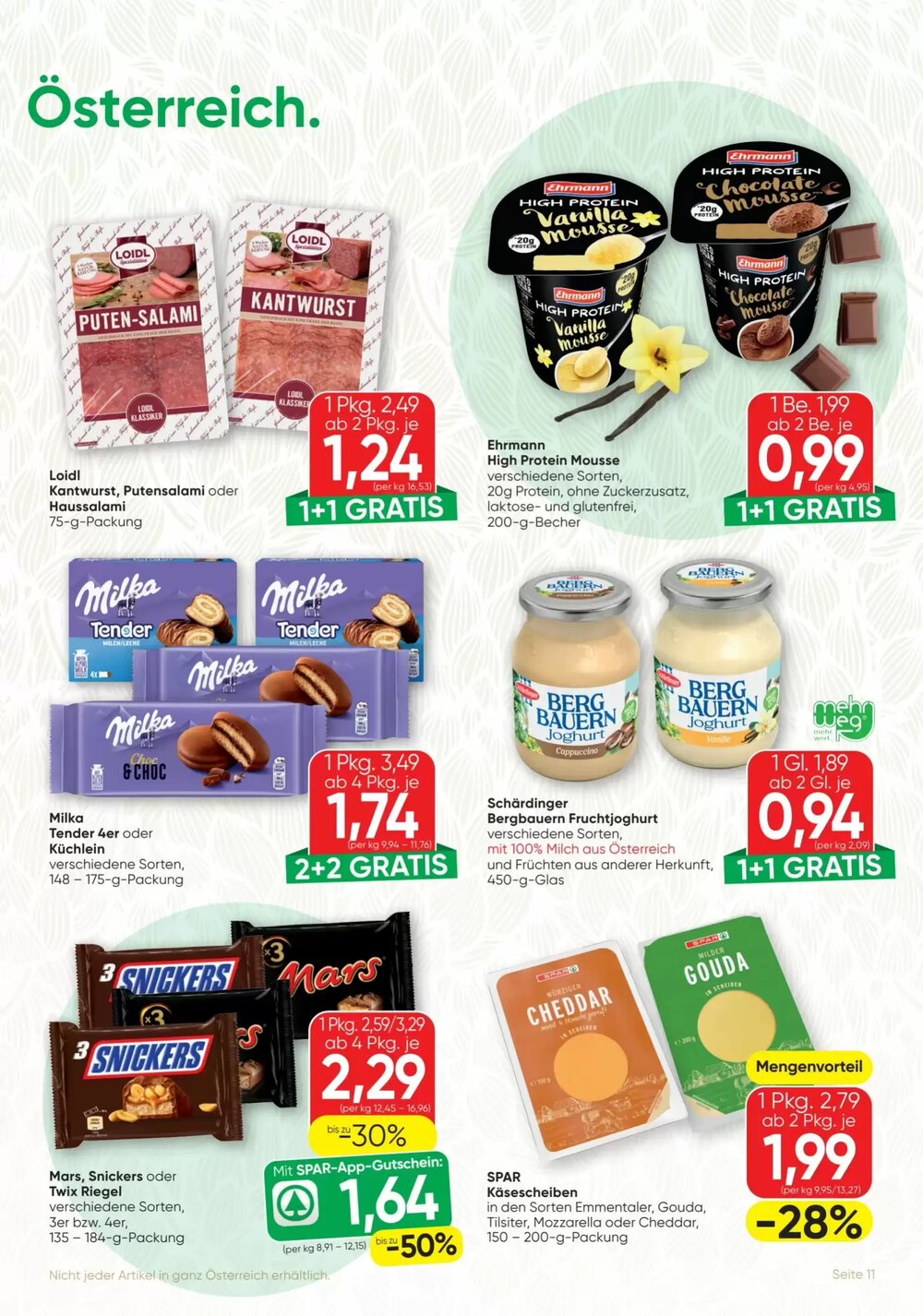 SPAR Gourmet Flugblatt (ab 09.04.2026) - Angebote und Prospekt - Seite 11