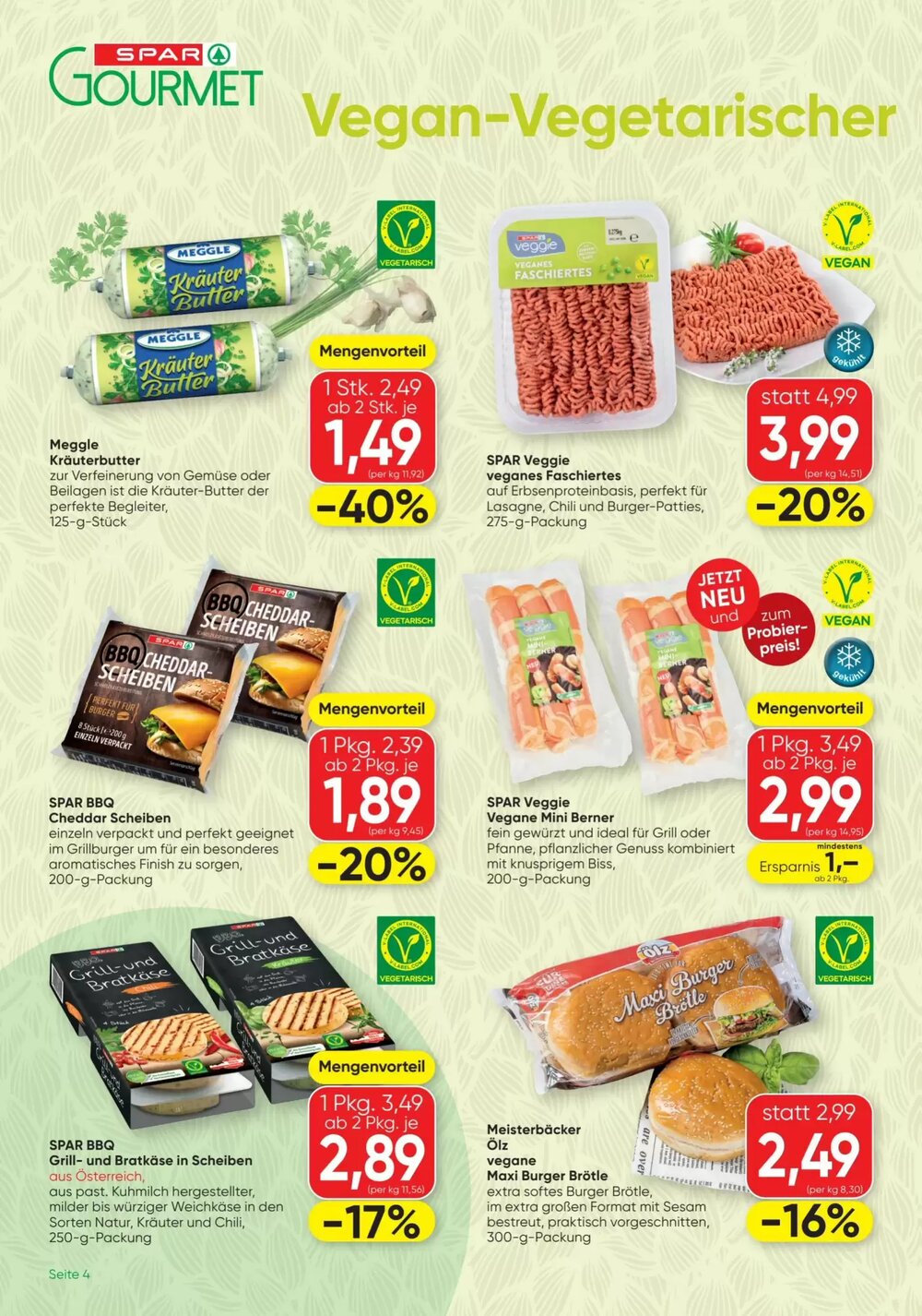 SPAR Gourmet Flugblatt (ab 09.04.2026) - Angebote und Prospekt - Seite 4
