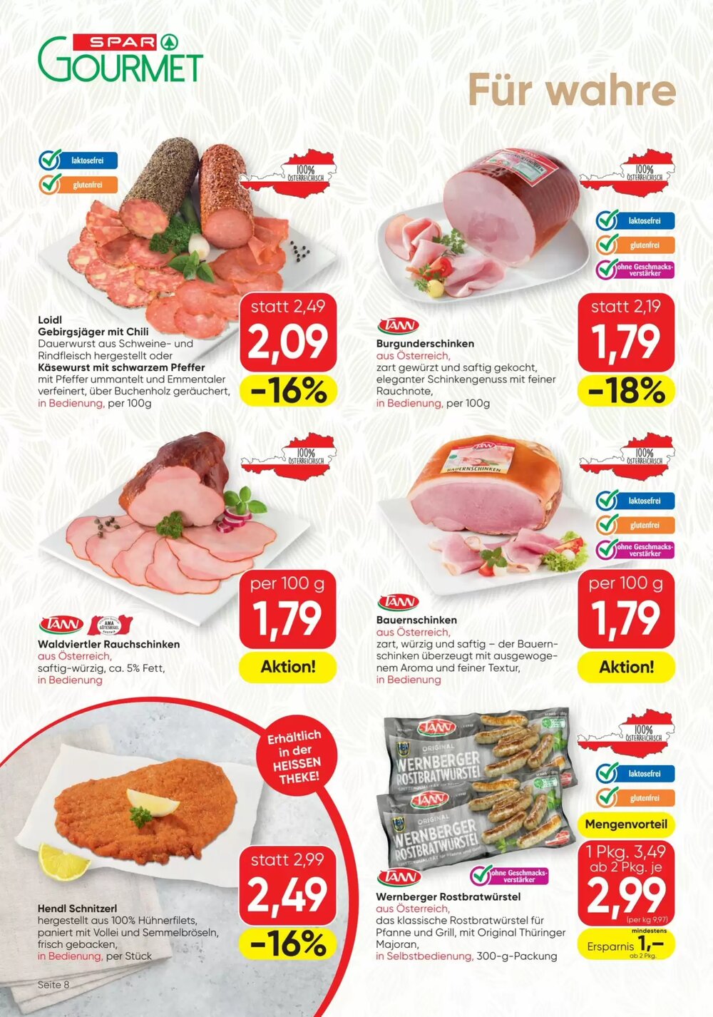 SPAR Gourmet Flugblatt (ab 09.04.2026) - Angebote und Prospekt - Seite 8