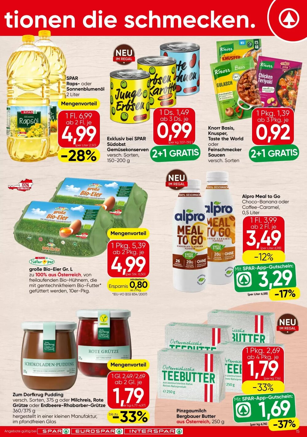 Spar Flugblatt (ab 09.04.2026) - Angebote und Prospekt - Seite 15