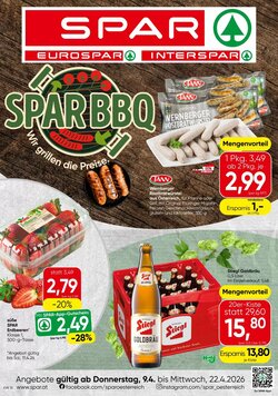 Spar Flugblatt (ab 09.04.2026) - Angebote und Prospekt