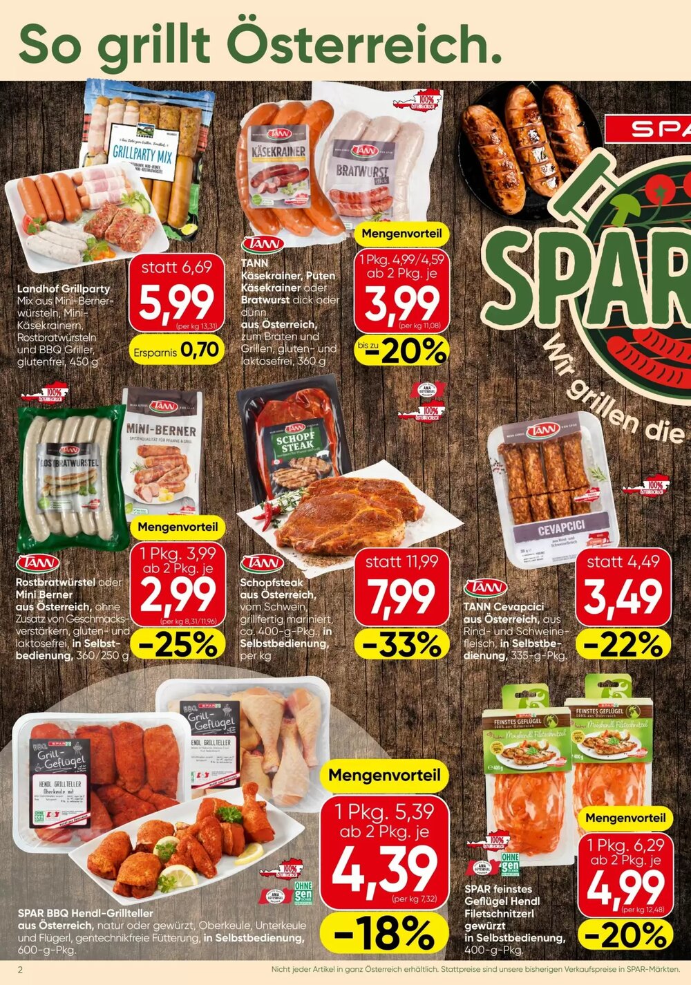 Spar Flugblatt (ab 09.04.2026) - Angebote und Prospekt - Seite 2