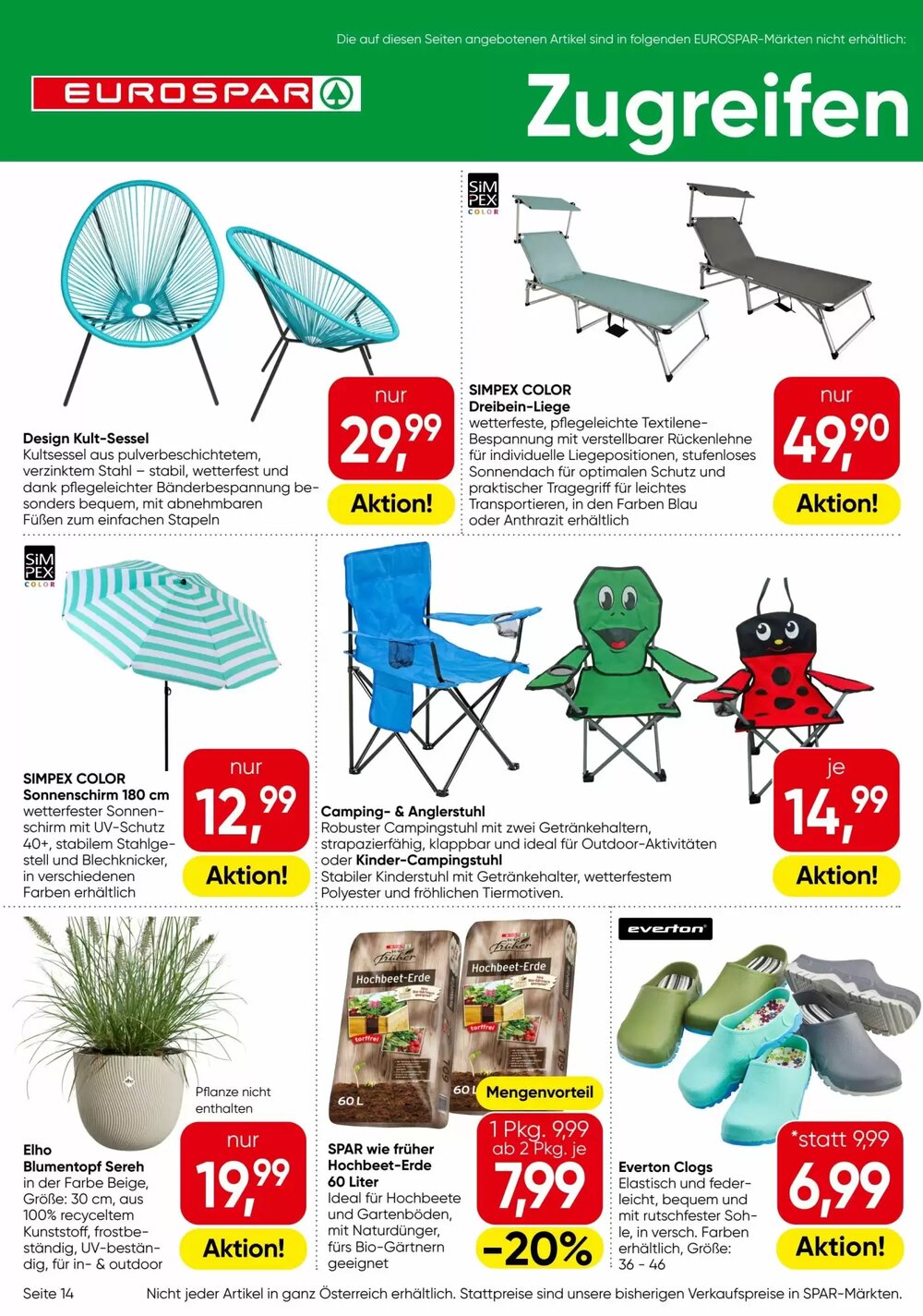 Eurospar Flugblatt (ab 09.04.2026) - Angebote und Prospekt - Seite 14