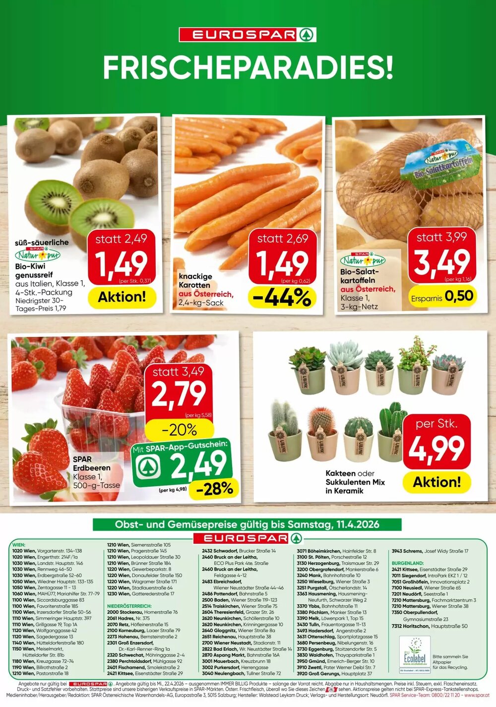 Eurospar Flugblatt (ab 09.04.2026) - Angebote und Prospekt - Seite 16