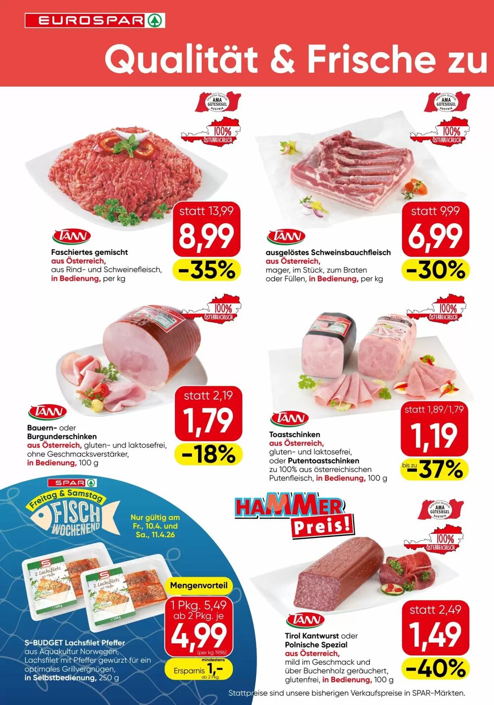 Eurospar Flugblatt (ab 09.04.2026) - Angebote und Prospekt - Seite 2