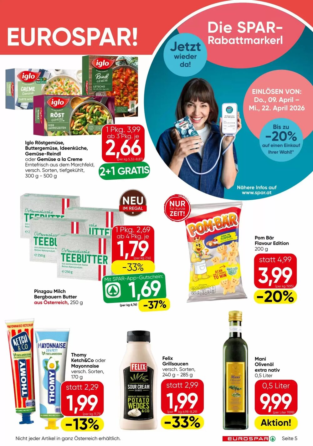 Eurospar Flugblatt (ab 09.04.2026) - Angebote und Prospekt - Seite 5