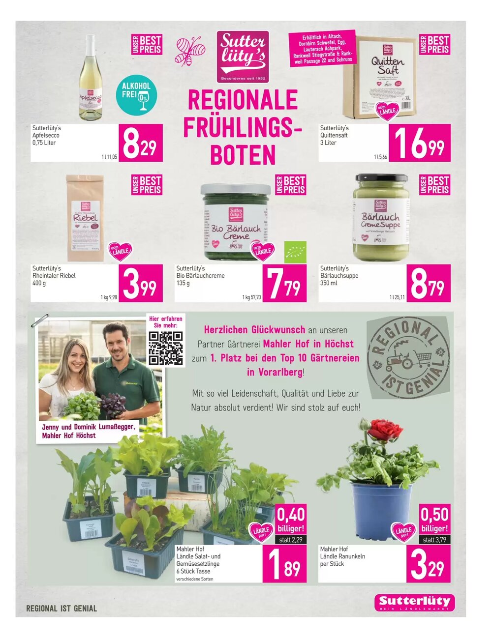 Sutterlüty Flugblatt (ab 09.04.2026) - Angebote und Prospekt - Seite 19