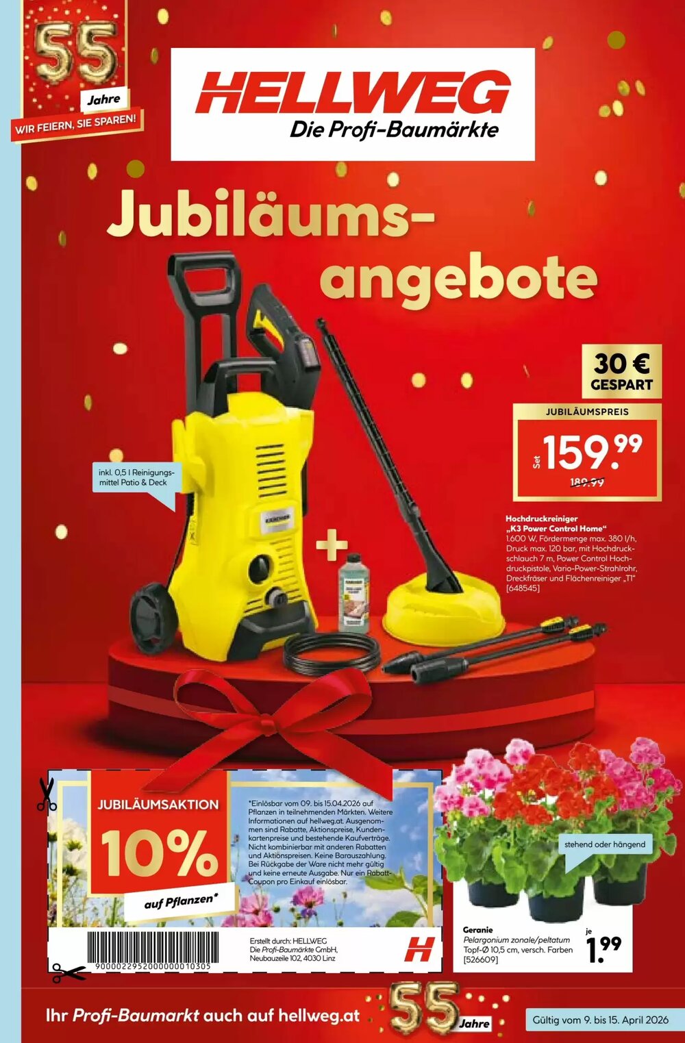 Hellweg Flugblatt (ab 09.04.2026) - Angebote und Prospekt - Seite 1