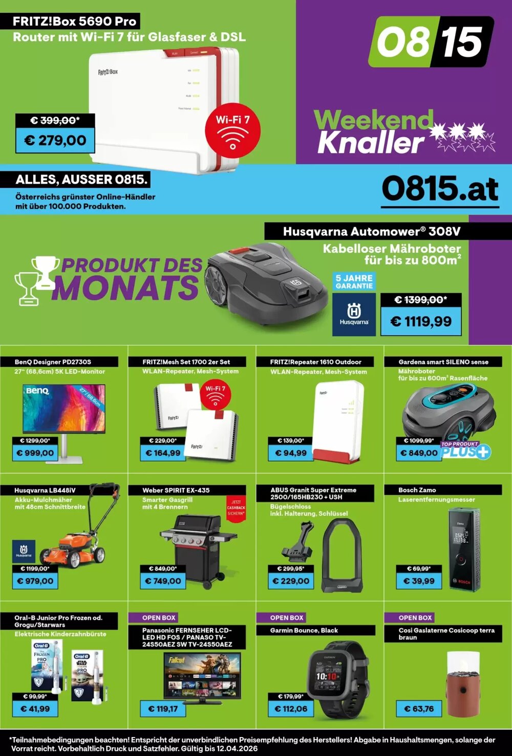 0815 Flugblatt (ab 09.04.2026) - Angebote und Prospekt - Seite 1