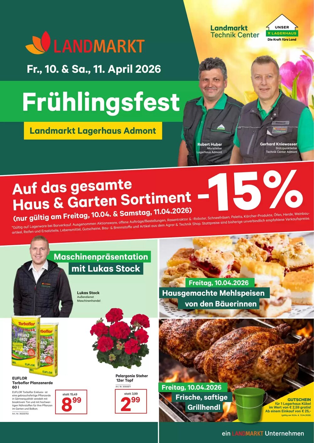 Landmarkt Flugblatt (ab 10.04.2026) - Angebote und Prospekt - Seite 1