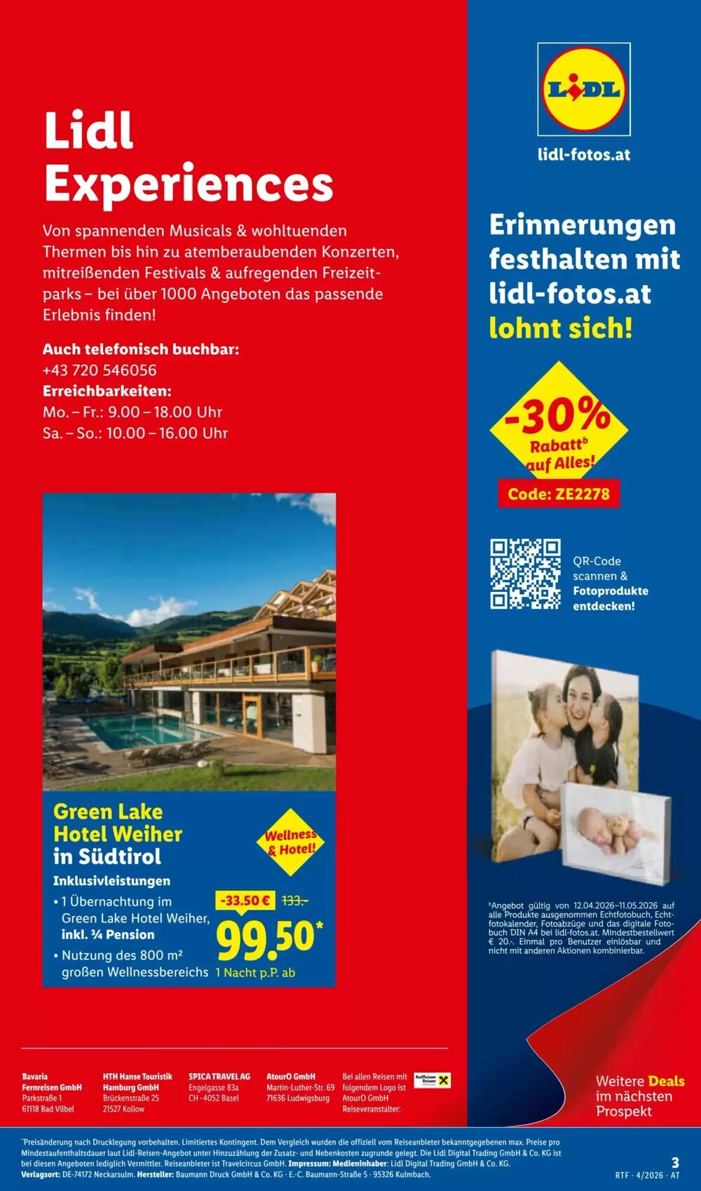 Lidl Reisen Flugblatt (ab 11.04.2026) - Angebote und Prospekt - Seite 3