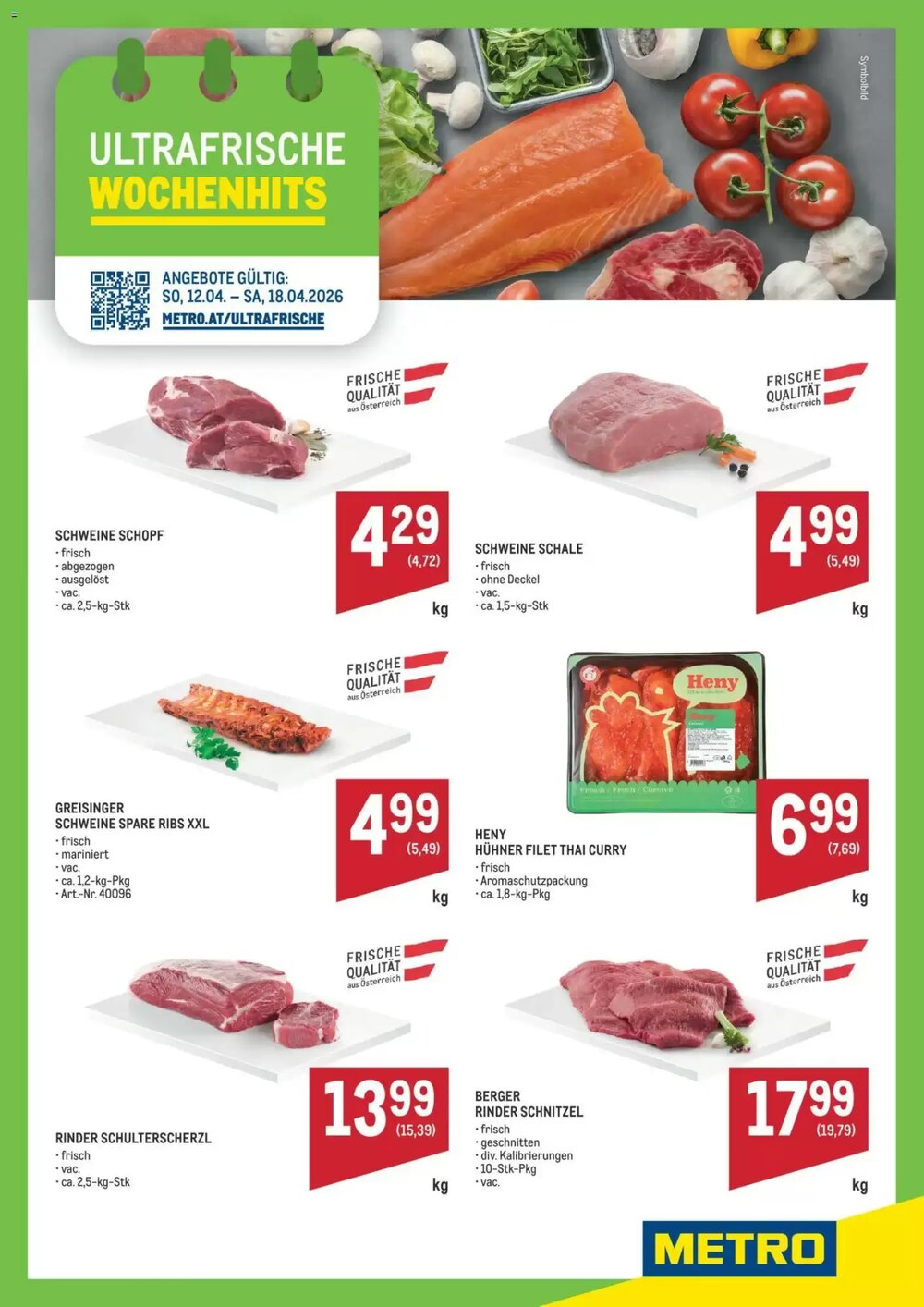 Metro Flugblatt (ab 12.04.2026) - Angebote und Prospekt - Seite 1