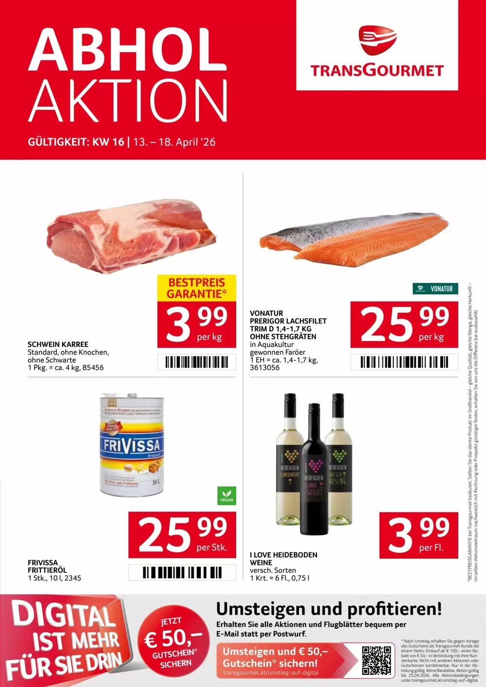 Transgourmet Flugblatt (ab 13.04.2026) - Angebote und Prospekt - Seite 1