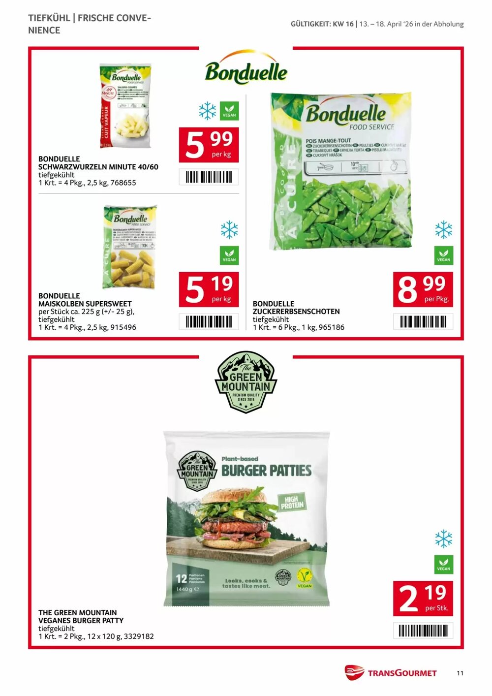 Transgourmet Flugblatt (ab 13.04.2026) - Angebote und Prospekt - Seite 11