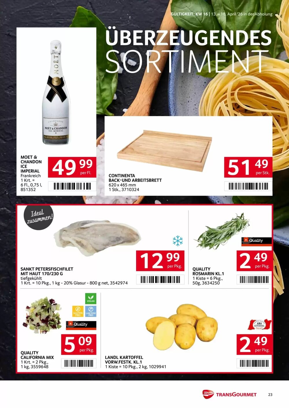 Transgourmet Flugblatt (ab 13.04.2026) - Angebote und Prospekt - Seite 23