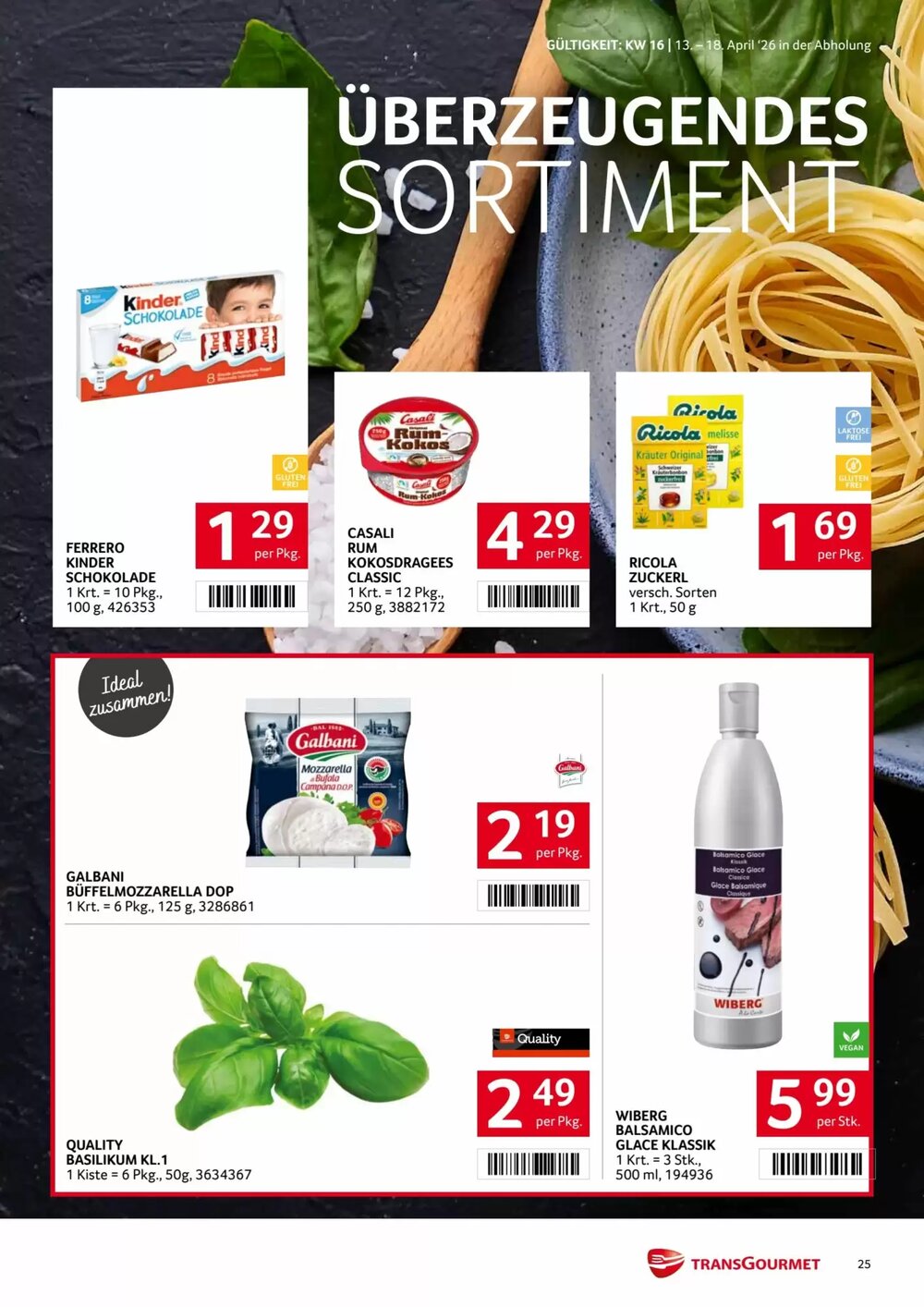 Transgourmet Flugblatt (ab 13.04.2026) - Angebote und Prospekt - Seite 25