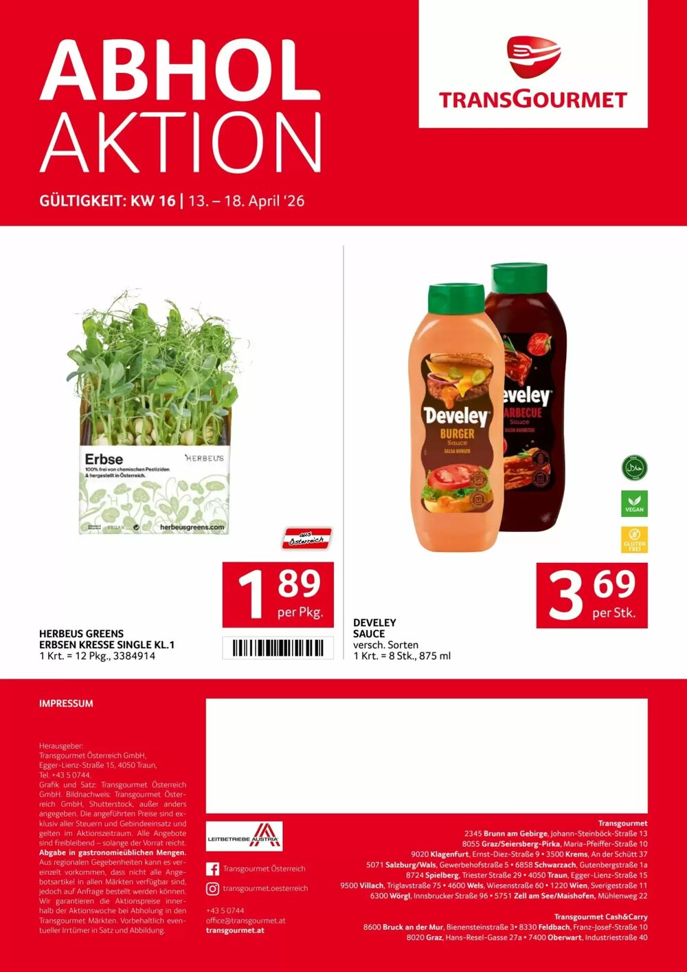 Transgourmet Flugblatt (ab 13.04.2026) - Angebote und Prospekt - Seite 28